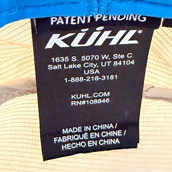 KÜHL Wide Brim Sun Hat Hiking Fishing Outdoor Khaki Adjustable - Picture 5 of 6